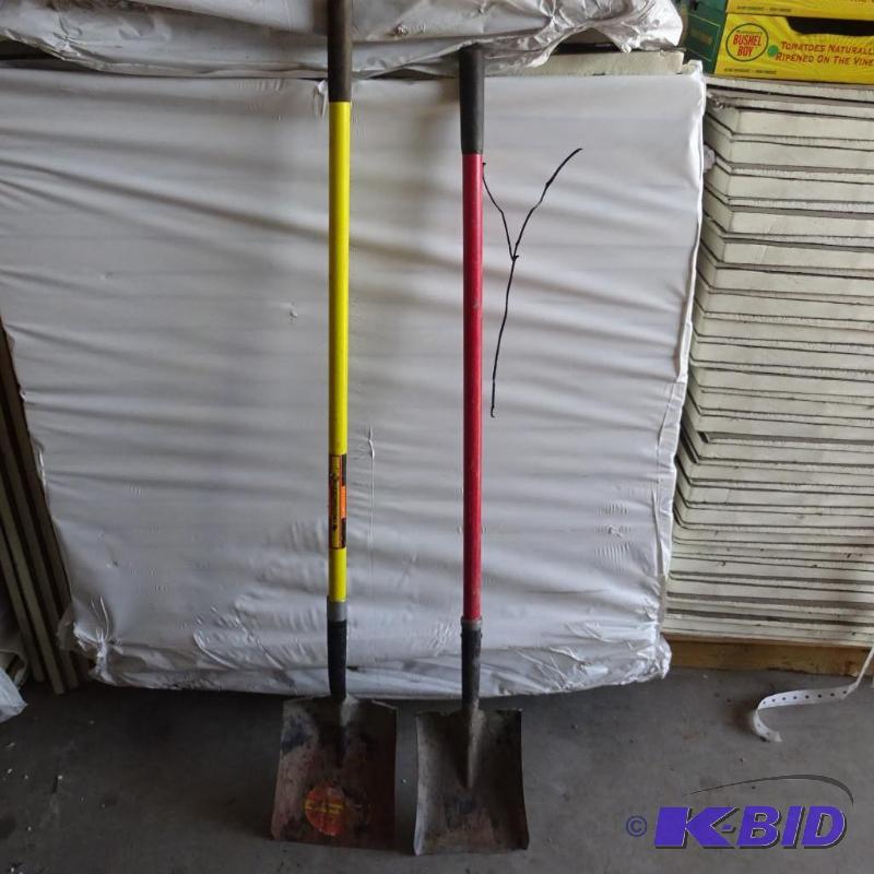2 Square Shovels...
