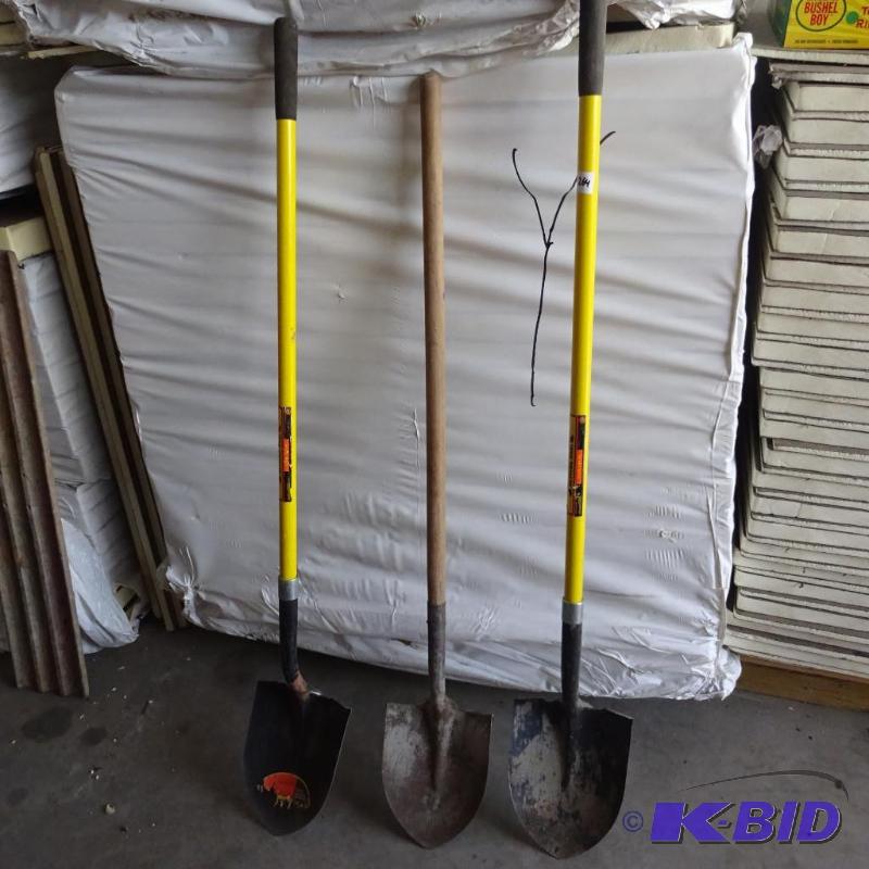 3 Spade Shovels...
