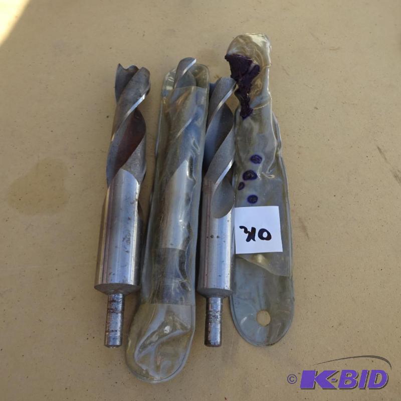 3 Large Drill Bits...