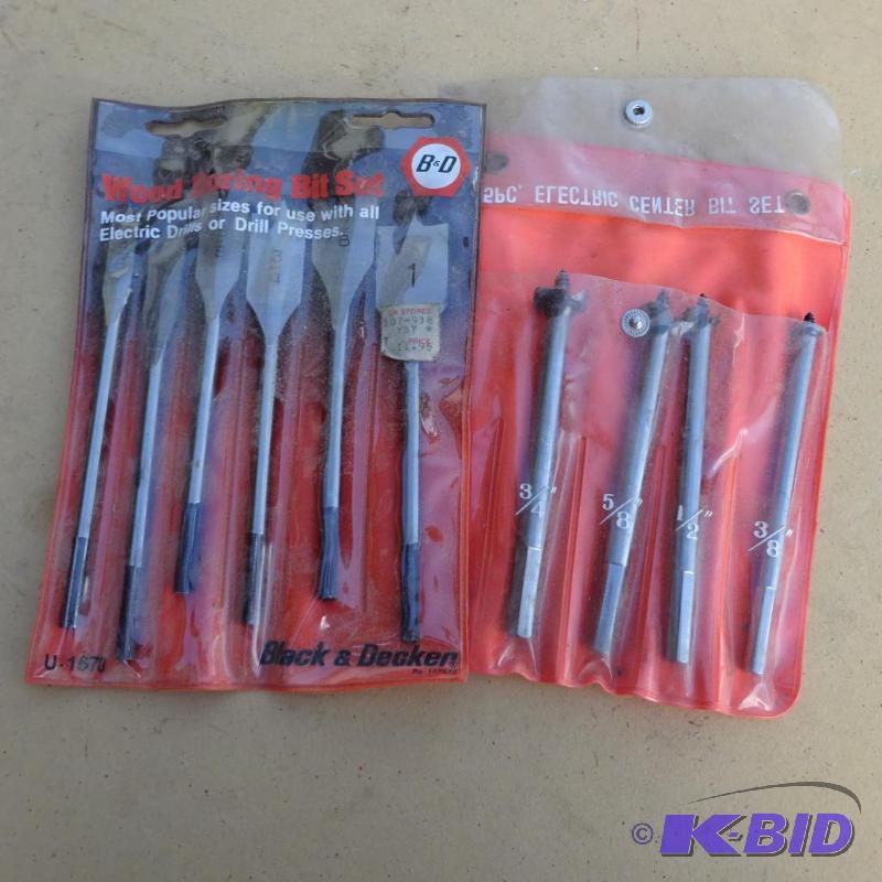 Center Bit and Wood Bit Set...