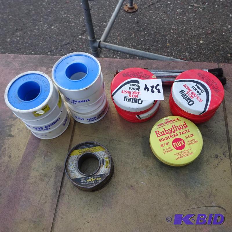 Solder Paste. Pipe Tape...
