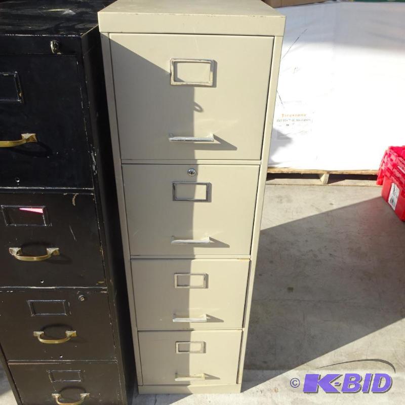 15&quot Metal 4 Drawer File Cabinet...