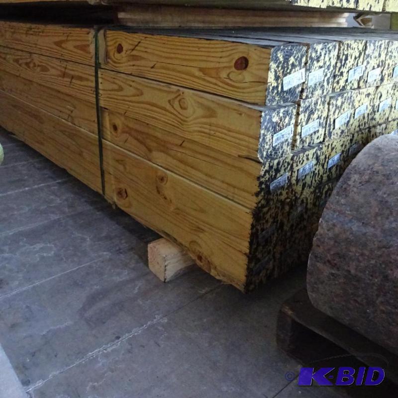 Treated 4 X 4s. 8 Has oil Residue Qty 65 F...