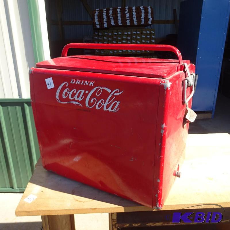 Vintage Coca Cola Cooler 18 X 13 X 16...