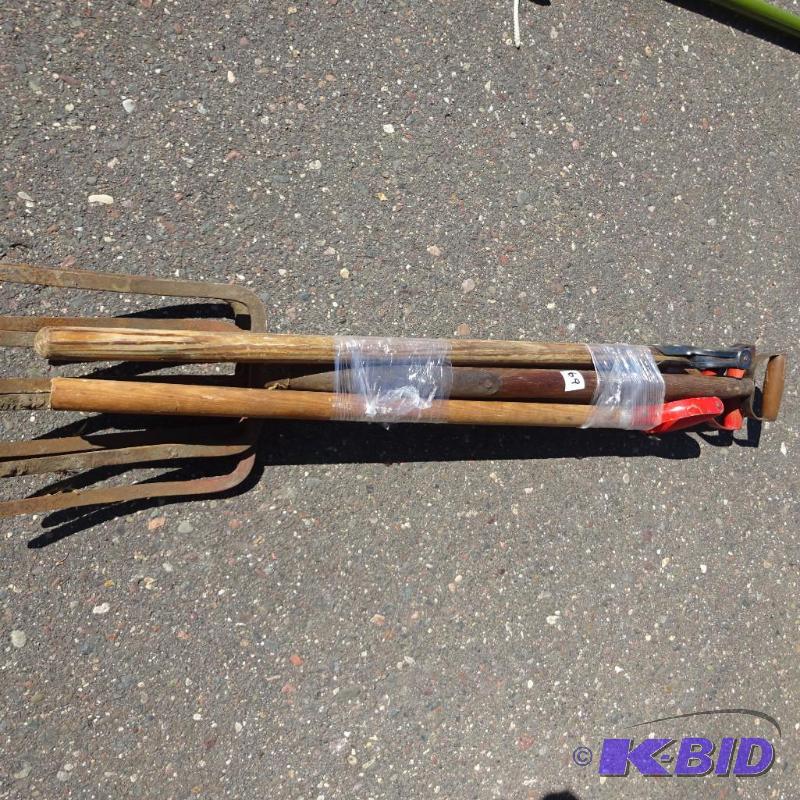 2 Potatoe Forks and 2 Handles...