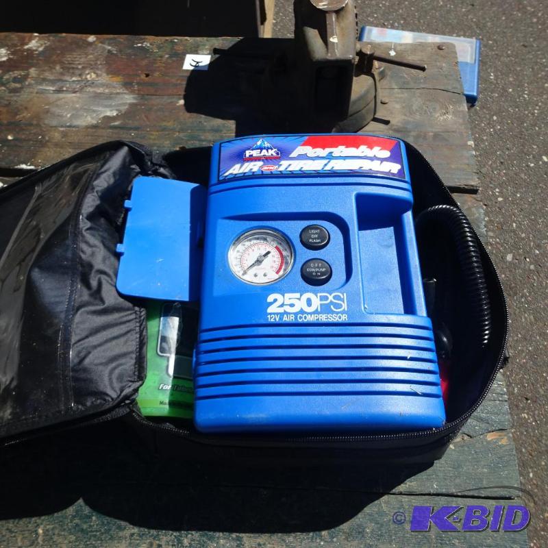 Peak Portable Air and Tire Inflator. 12 Volt...
