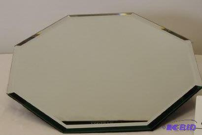 Mirror Table Top Octagon Beveled Edge 14&quot...