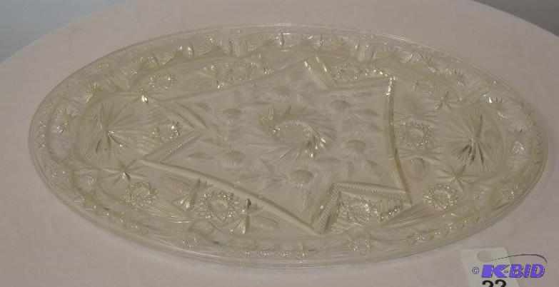 Oval Lucite Tray 20&quot X 15&quot &nbsp...