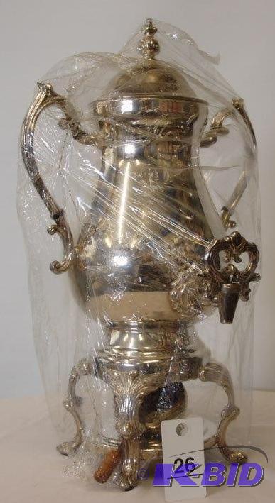 Samovar Coffee Urn 25 Cups Silver Plated&nbsp...