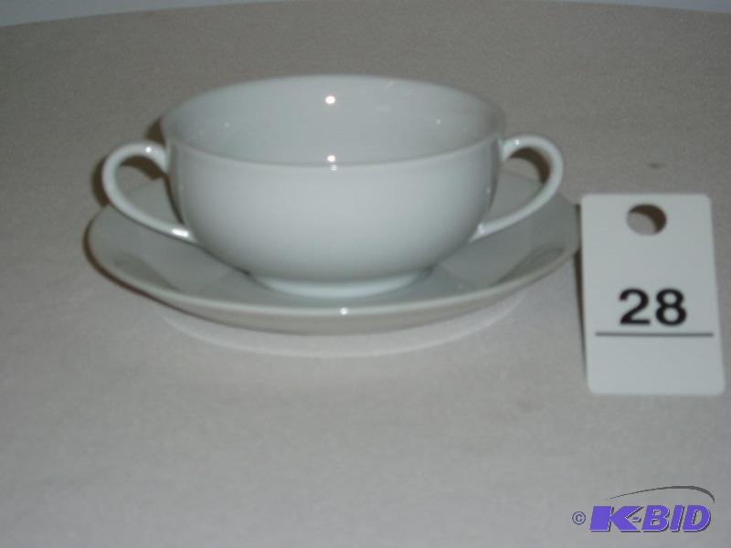 Cream Soup Bowl&nbsp With Handles &amp Sauc...