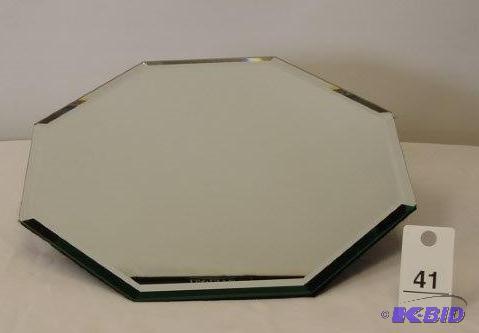 Mirror Table Top Octagon Beveled Edge 14&quot...