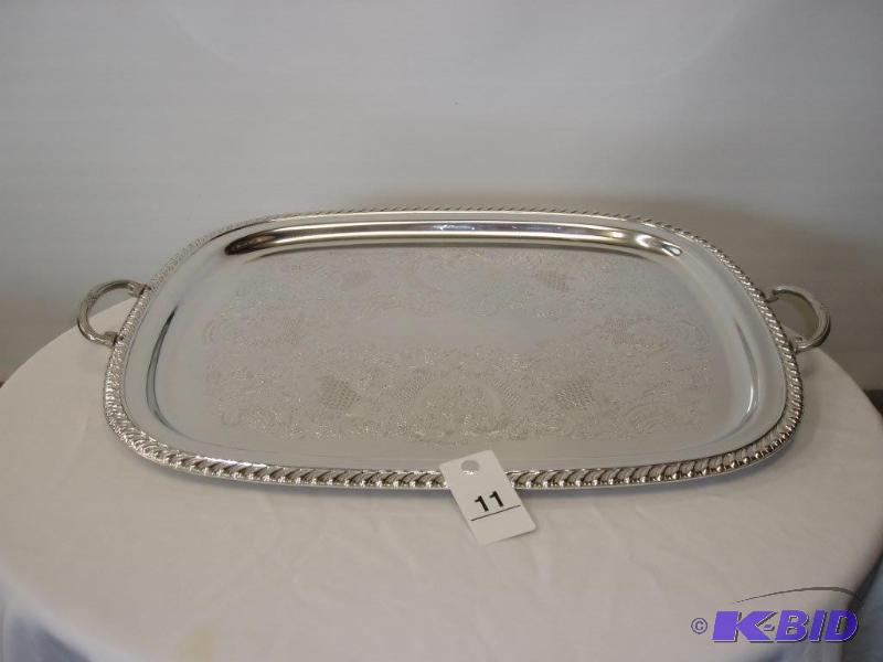 Silver Tray Bright&nbspDip Anodized Aluminum...