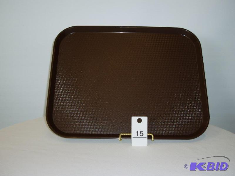 Brown Plastic Tray Commercial Restaurant Grad...