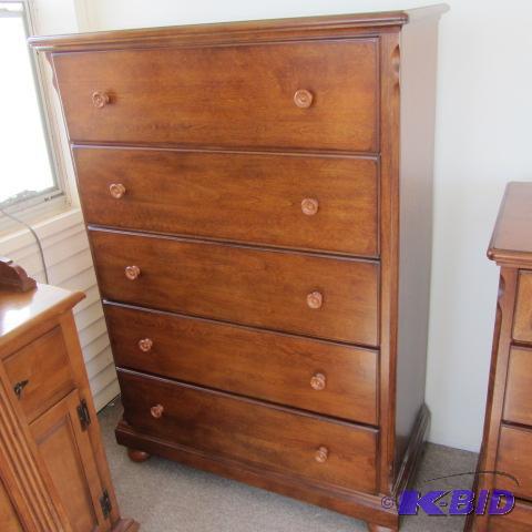 lot 103 image: Master Highboy Dresser
