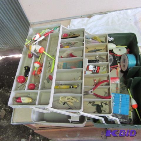 lot 126 image: Tackle Box, Lures