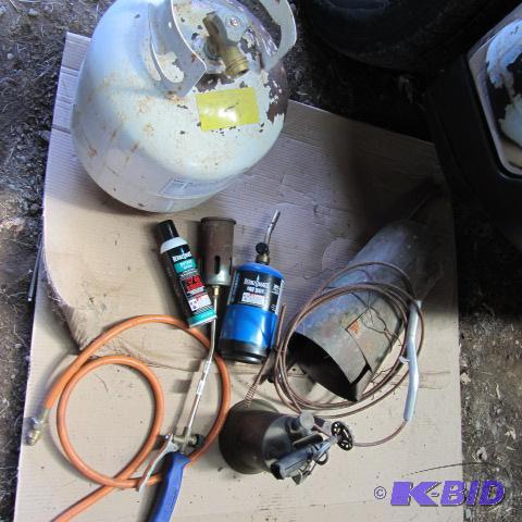lot 132 image: Propane Torch, Brass Torch