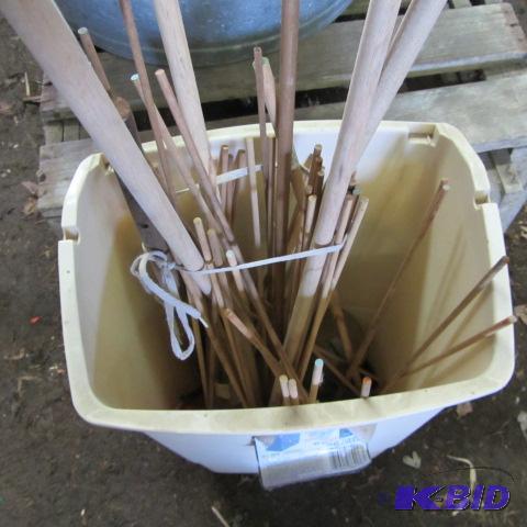 lot 134 image: Wooden Dowels
