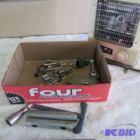 lot 139 image: Socket Set, Wrenches, Heater