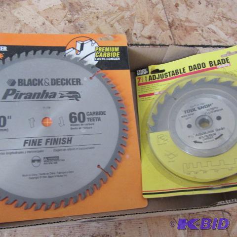 lot 29 image: Dado & Saw Blades