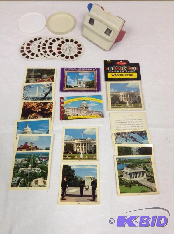 lot 22 image: Vintage View-Master, Disks and Pictures