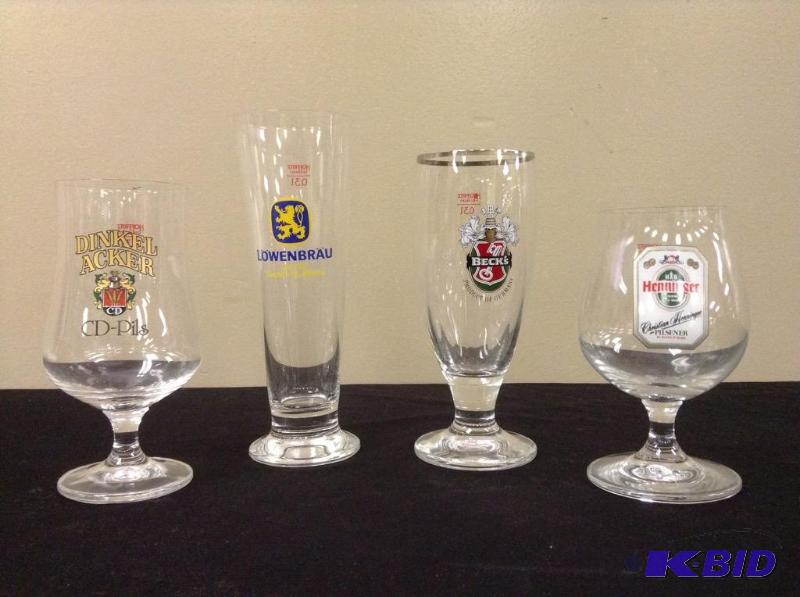lot 33 image: Collection of Beer Glasses