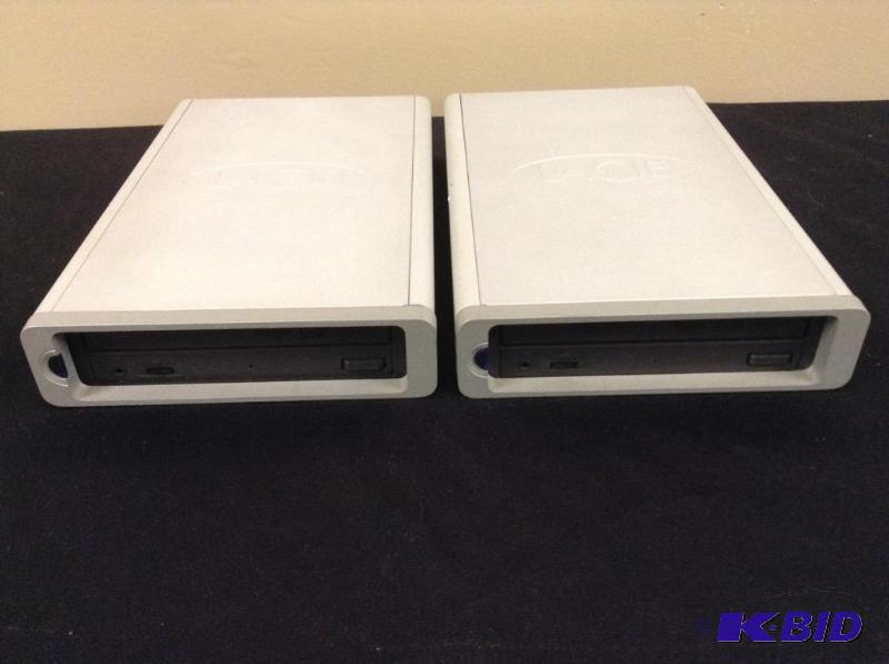 lot 55 image: 2 Lacie External CD ROM Drives