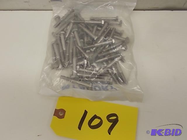 lot 109 image: 50 pk. 14"-20 X 2" SS304 Stainless...