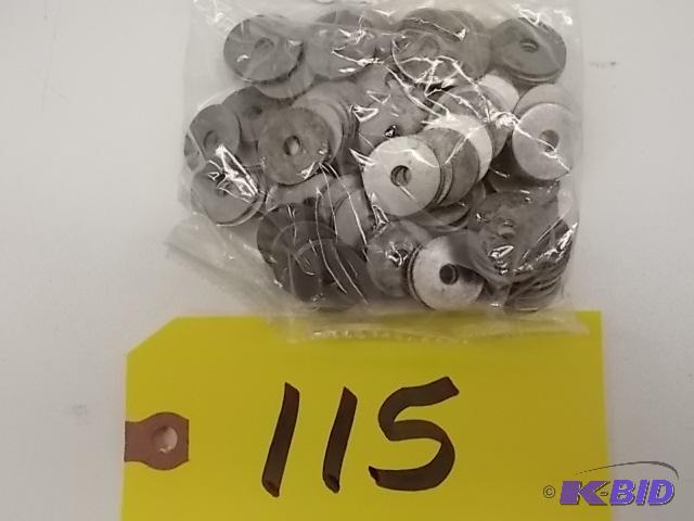 lot 115 image: 100 pk. No. 8 Fender Washers...