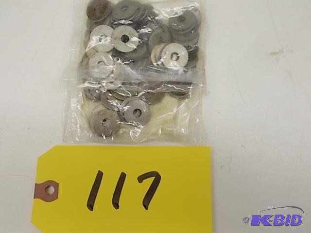 lot 117 image: 100 pk. No. 10 Fender Washers...