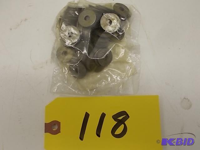 lot 118 image: 100 pk. No. 10 Fender Washers...