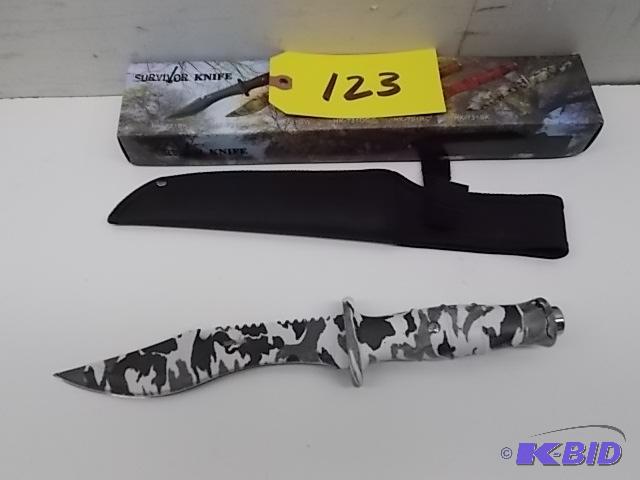 lot 123 image: Survivor HK-731DW Hunting Knife...
