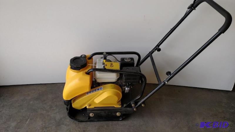 lot 8 image: True Max Model TM90 Plate Compactor, 5 hp, In...