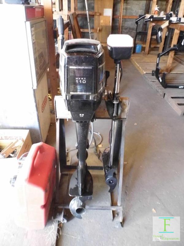 Mercury 110 Thunderbolt Motor & Trolling Motor