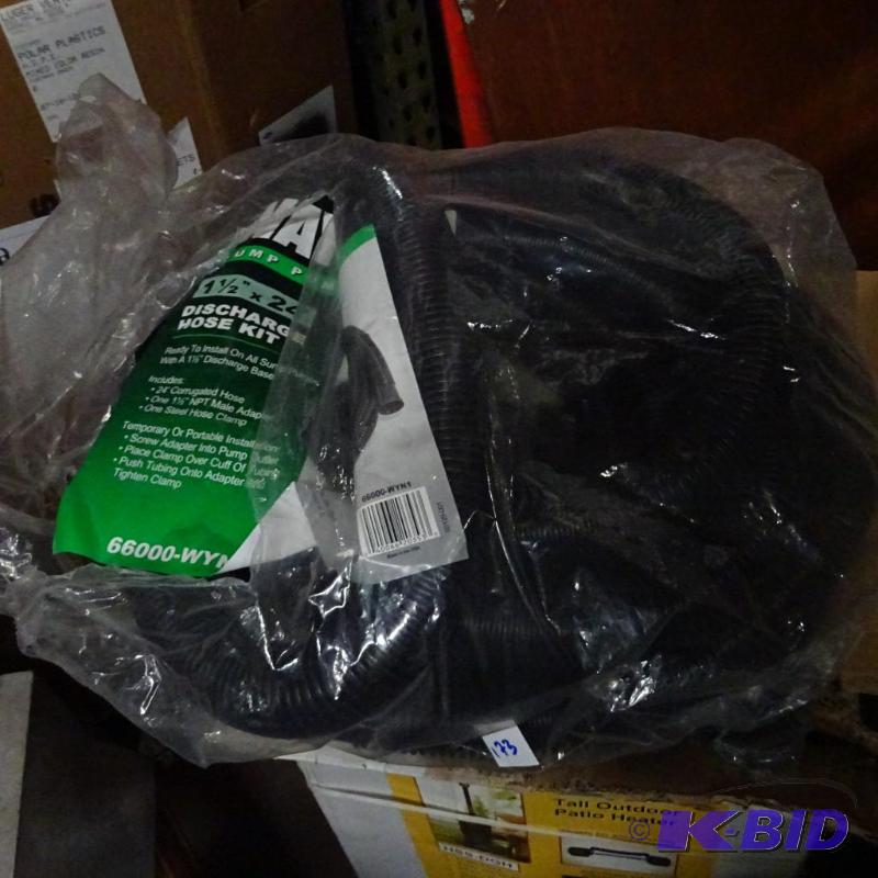 New wayne brand sump pump discharge hose kit....