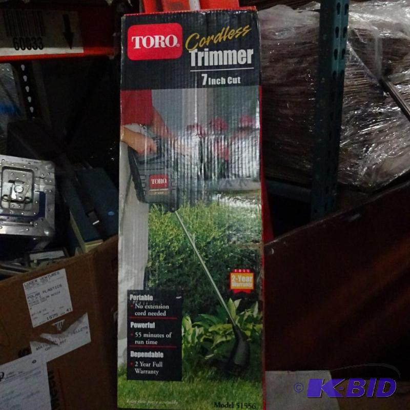 Appears new in box Toro brand cordless trimme...