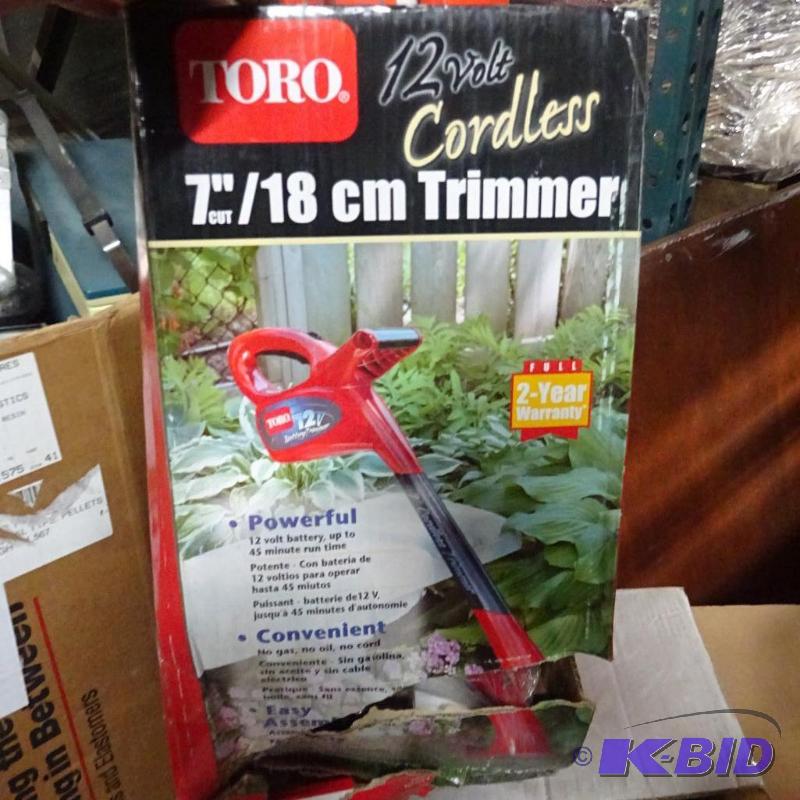 Appears new in box Toro brand 12 volt cordles...