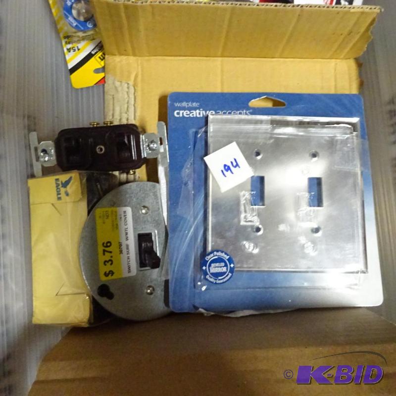 New lot of light switches and faceplates...