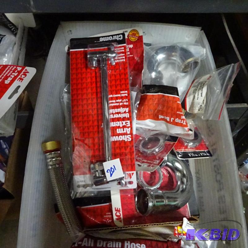 New march lot of metal plumbing pipe, shower ...