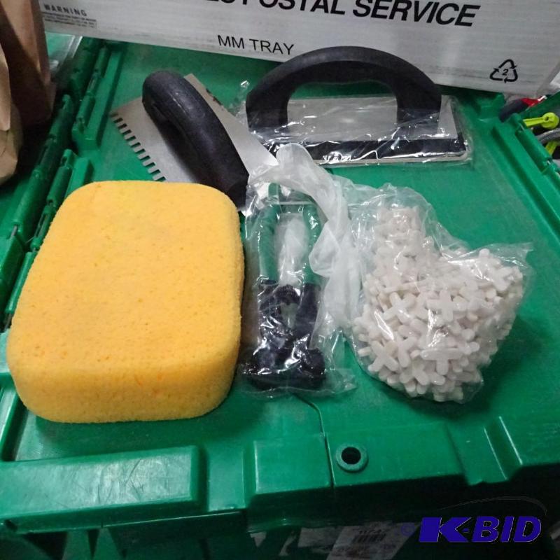 New tile setting wad including mortar trowel ...
