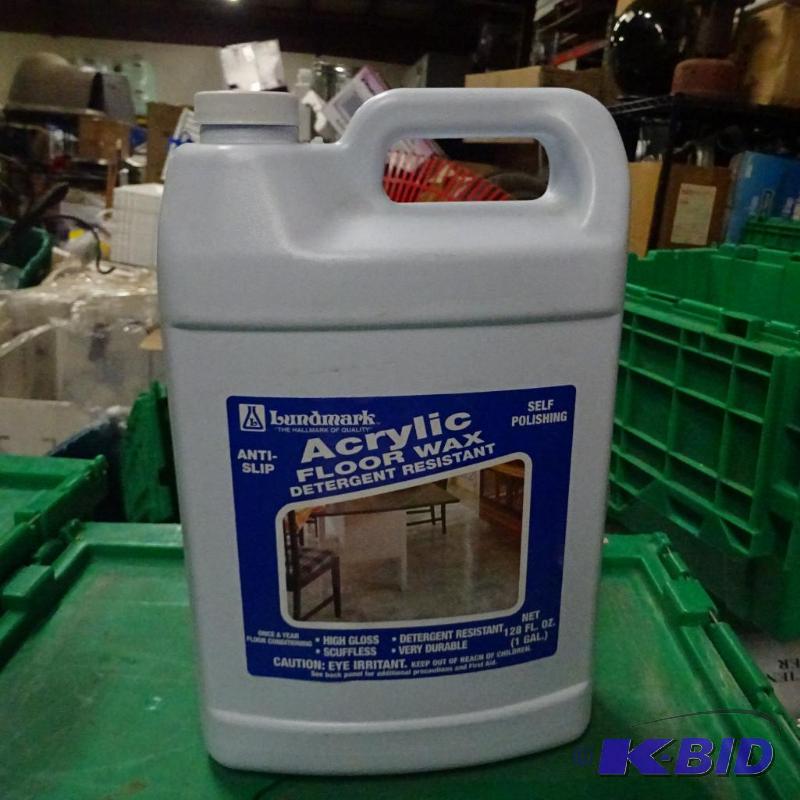 New one gallon jug of land mark acrylic floor...