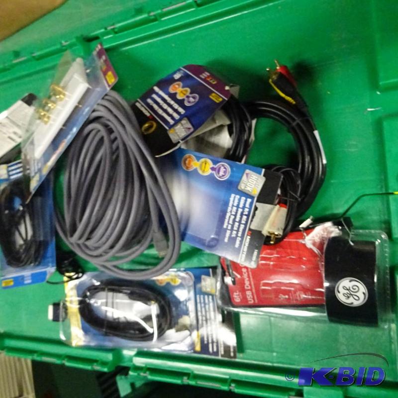 New large wad of AV cables, network cable, CA...