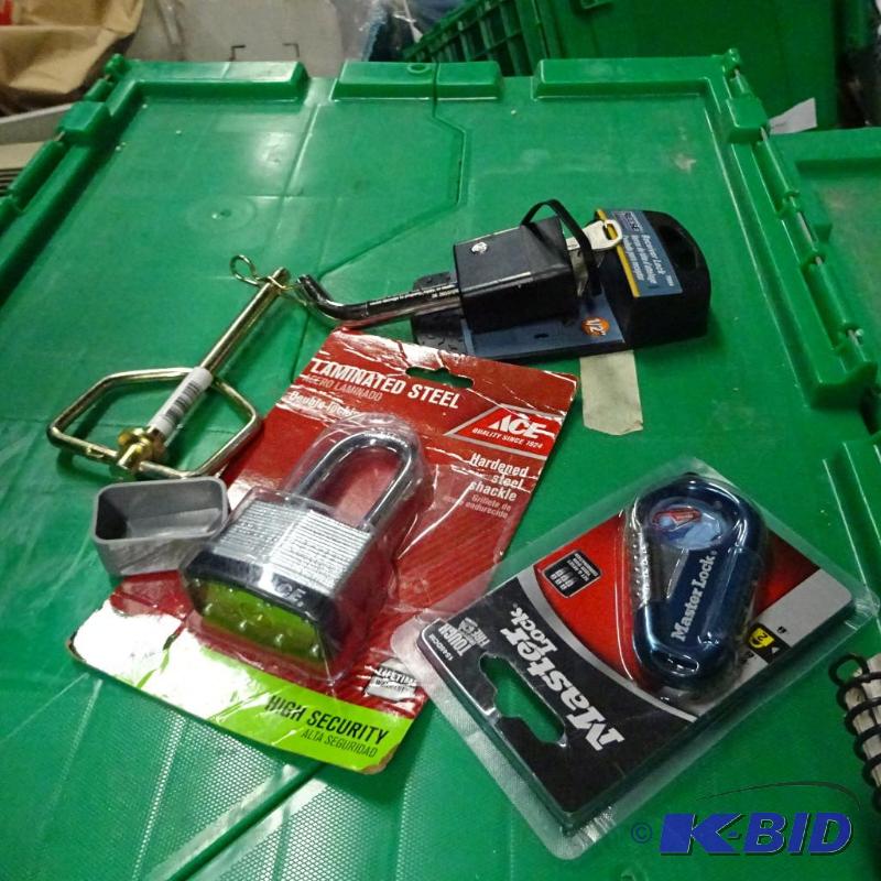 New lot including laminated steel padlock, re...