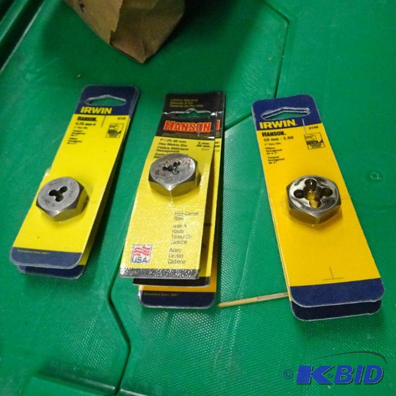 New quantity 7 various dies as in tap and die...