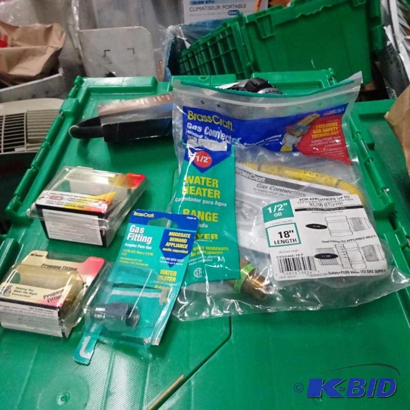 New gas and gas line lot including 24 inch pr...