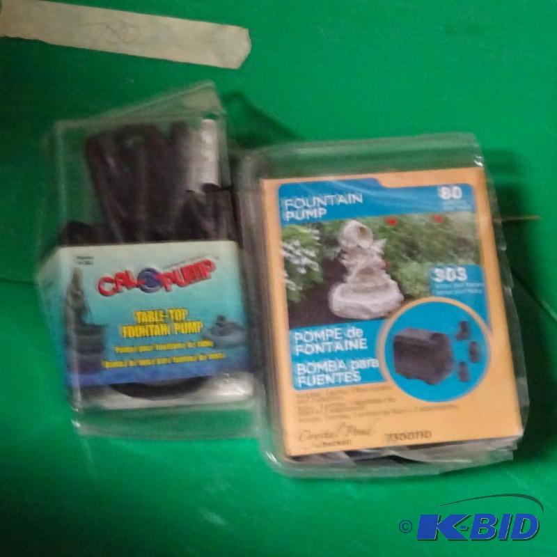 New quantity of 2 garden fountain pumps...