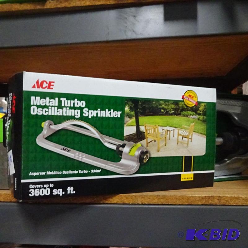 New ACE brand metal turbo oscillating sprinkl...