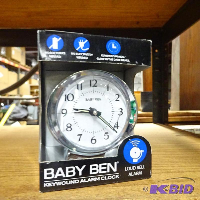 New baby Ben key wound alarm clock requires n...