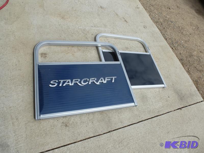 Starcraft&nbsppontoon doors 1 blue 1 black&...