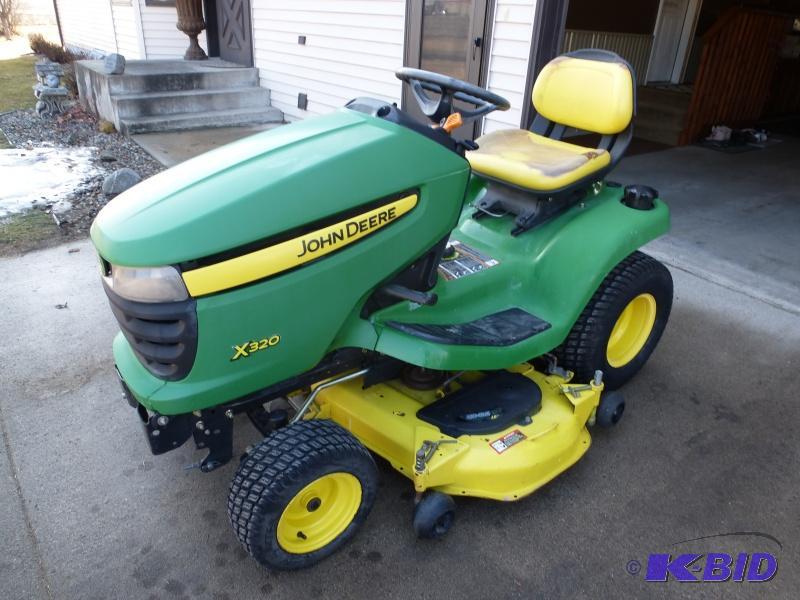 John Deere X&nbsp320 Lawn Tractor Has 22 hp...