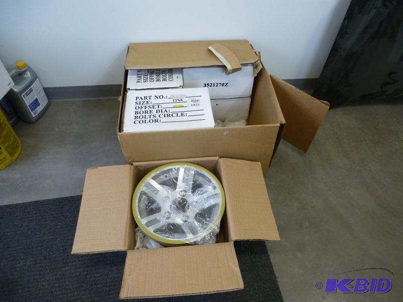 John Deere Gator Rims 12 x 8&quot Sport whe...